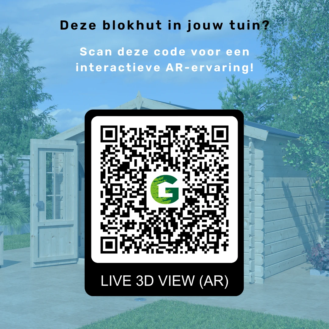 Woodlands Blokhut Q Line Groen Geïmpregneerd 360 x 180 cm - Afbeelding 8